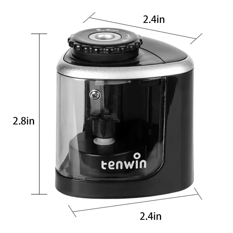 1Pc Electric Pencil Sharpener, Creative Automatic Pencil Sharpener, Office Supplies (Battery Not Included)