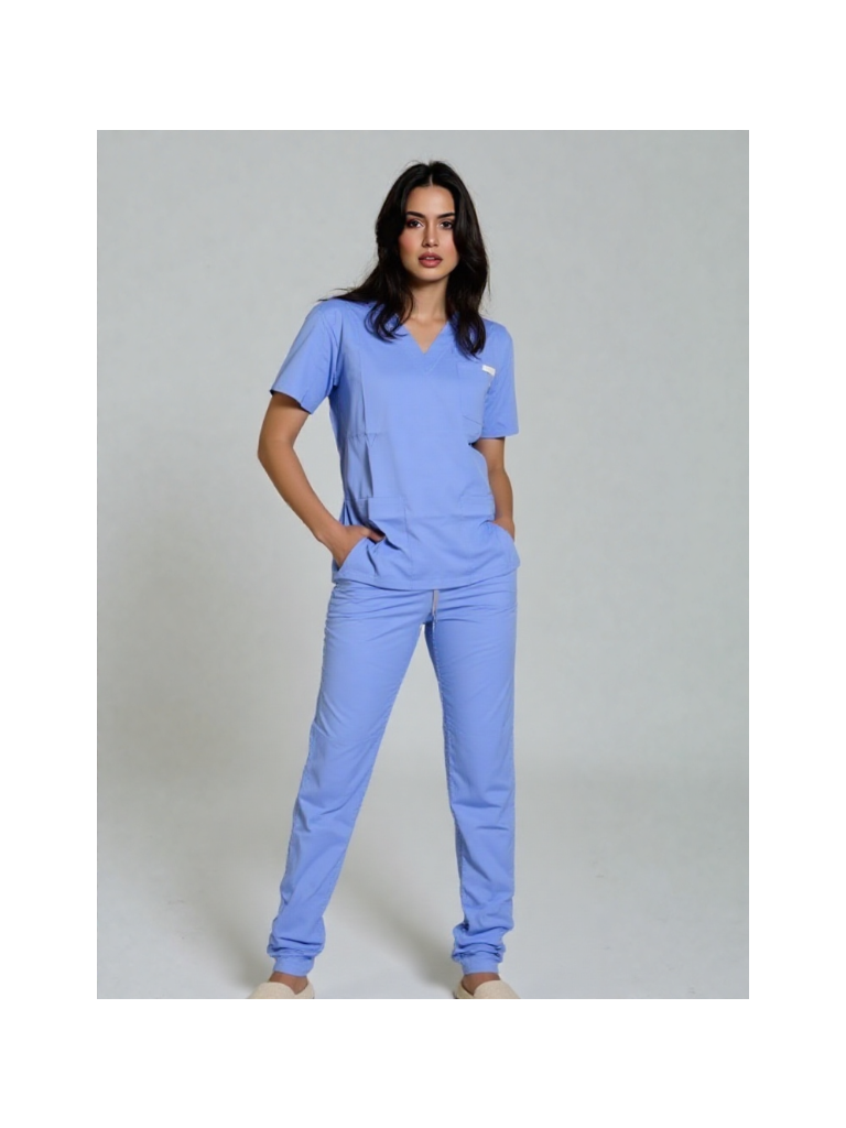 COSTUM MEDICAL ALBASTRU CERUL