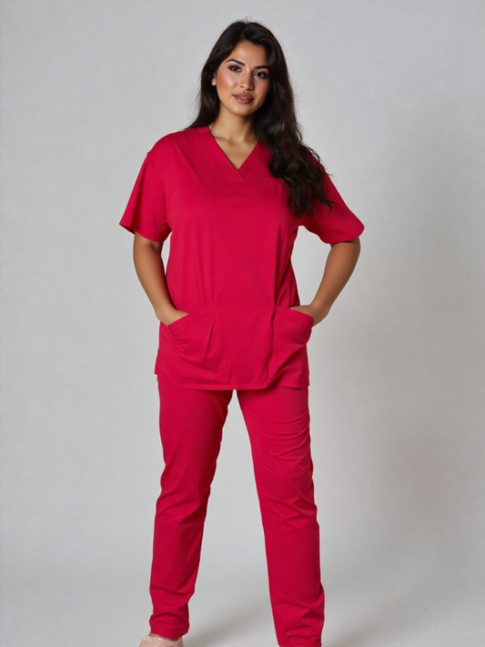 COSTUM MEDICAL ROSU