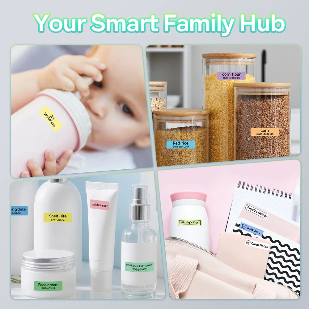 Q30 Bluetooth Thermal Label Printer, Pocket Sticker Maker for Date/Diy Labels, Ios Android Wireless Printer, Multi-Paper