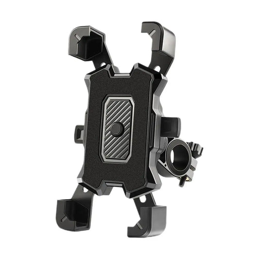 Phone Holder for Bike Handlebar Rotatable Multipurpose Phone Mount Black Phone Clip for Scooter Motorcycle Space-Saving Phone