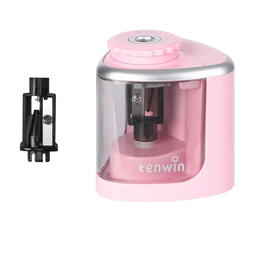 1Pc Electric Pencil Sharpener, Creative Automatic Pencil Sharpener, Office Supplies (Battery Not Included)
