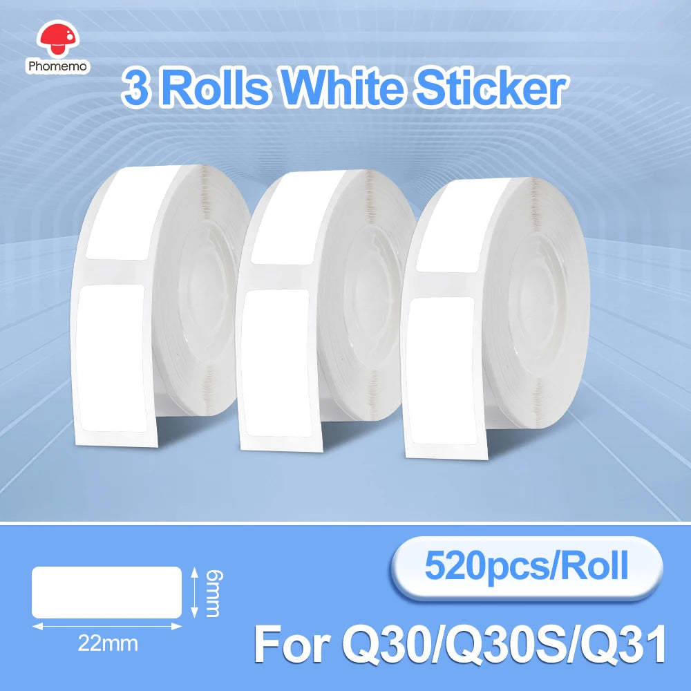 Q30 Bluetooth Thermal Label Printer, Pocket Sticker Maker for Date/Diy Labels, Ios Android Wireless Printer, Multi-Paper