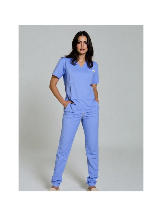COSTUM MEDICAL ALBASTRU CERUL