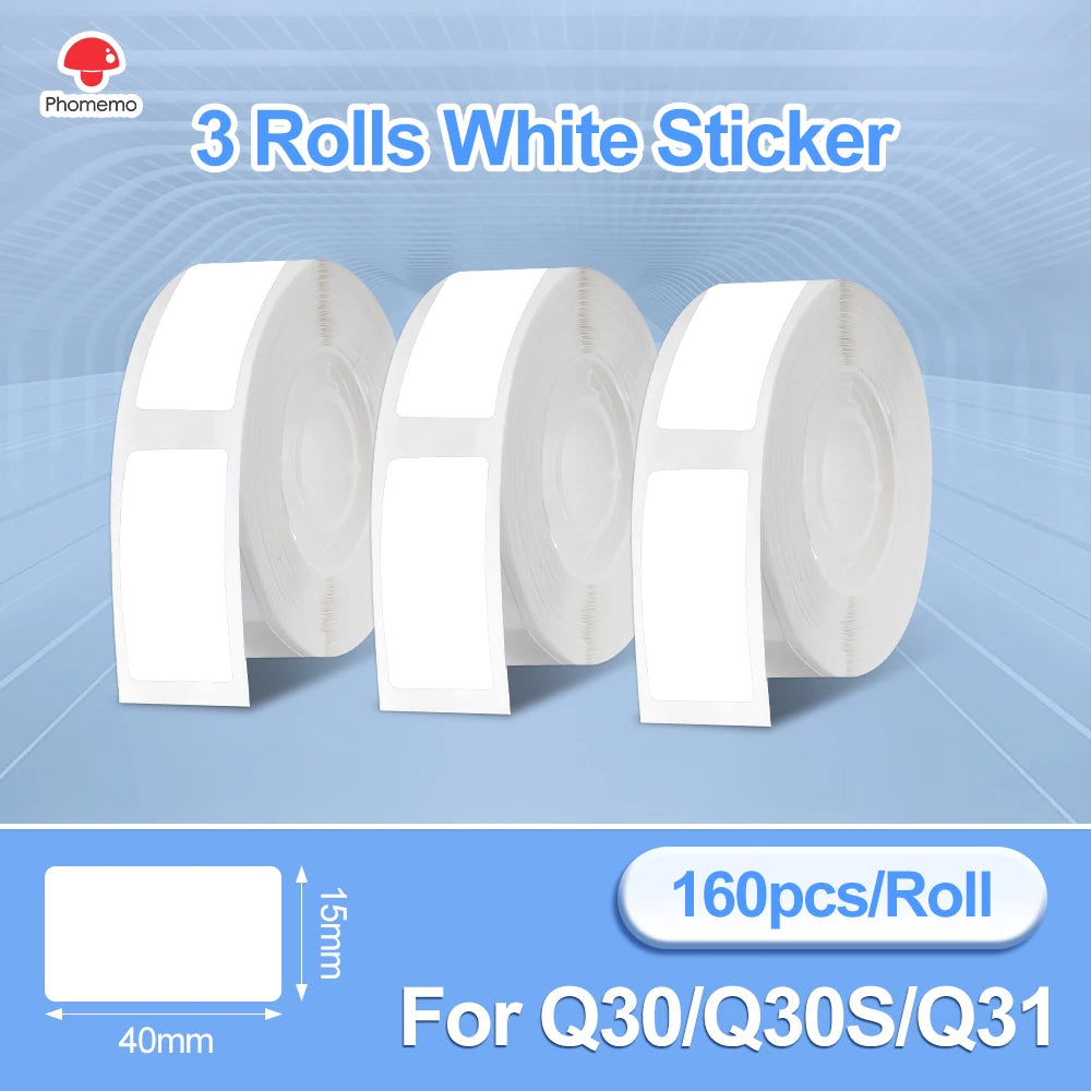 Q30 Bluetooth Thermal Label Printer, Pocket Sticker Maker for Date/Diy Labels, Ios Android Wireless Printer, Multi-Paper
