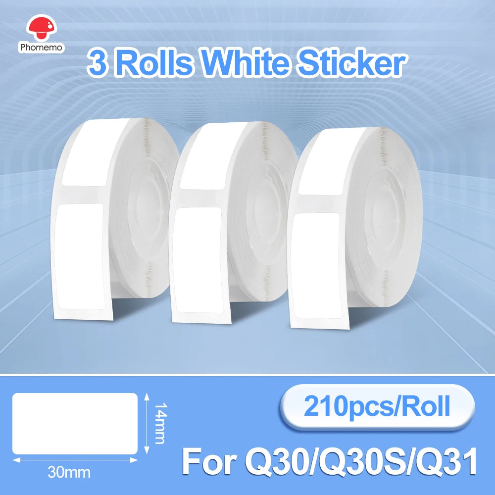 Q30 Bluetooth Thermal Label Printer, Pocket Sticker Maker for Date/Diy Labels, Ios Android Wireless Printer, Multi-Paper